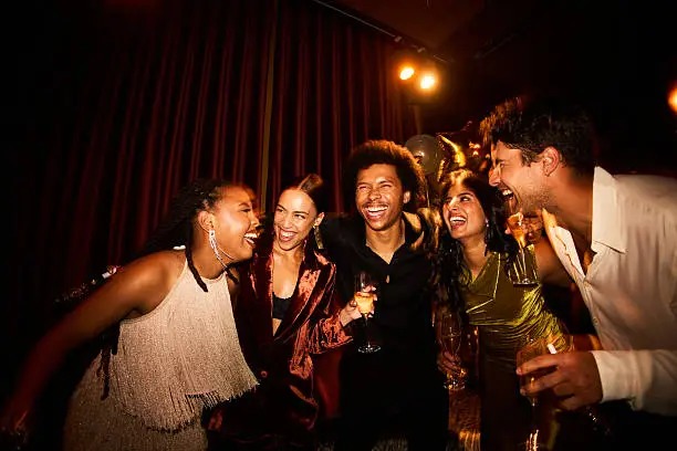 Happy customers enjoying luxury limousine service from cargoworld.pro, highlighting quality transportation and memorable